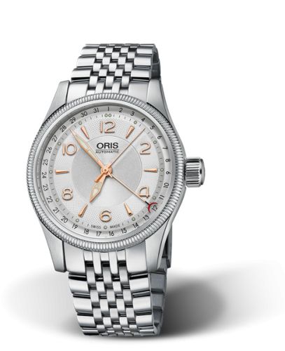 Oris Big Crown Pointer Date 40 Paslanmaz Çelik / Gümüş / Bilezik, referans 01 754 7679 4031-07 8 20 30