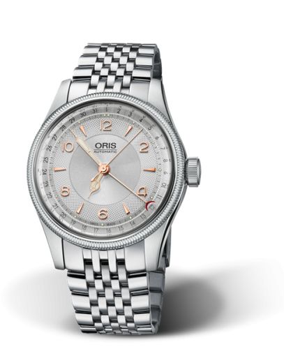 Oris Big Crown Original Pointer Date 40 Paslanmaz Çelik / Gümüş / Bilezik, referans 01 754 7696 4061-07 8 20 30