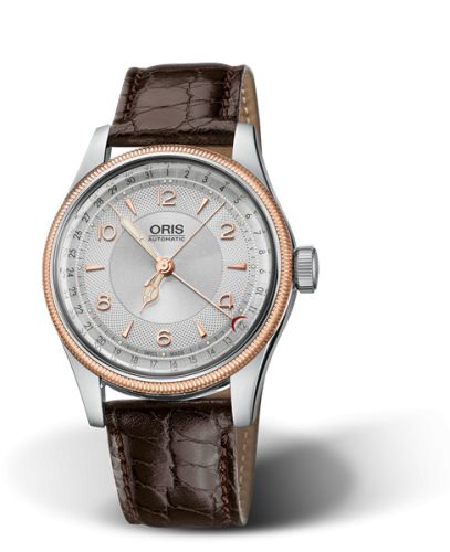 Oris Big Crown Pointer Date 40 Paslanmaz Çelik - Pembe Altın / Gümüş, referans 01 754 7696 4361-07 5 20 52