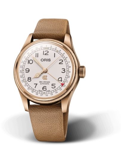 Oris Big Crown Pointer Date 40 Bronze / MCC Member, referans 01 754 7741 3181-Set