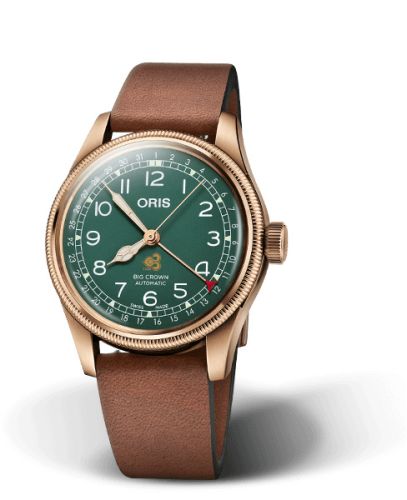 Oris Big Crown Pointer Date 40 Bronze / Thai Airways, referans 01 754 7741 3187-Set