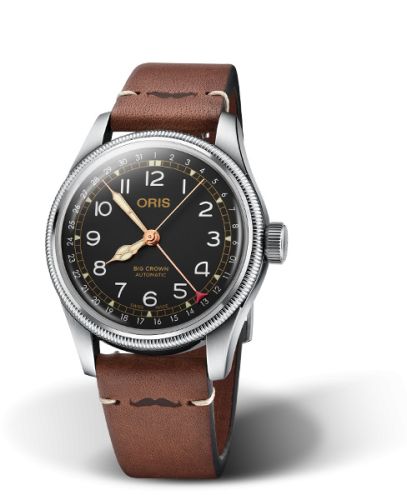 Oris Big Crown Pointer Date 40 Paslanmaz Çelik / Movember 2018, referans 01 754 7741 4037-Set LS