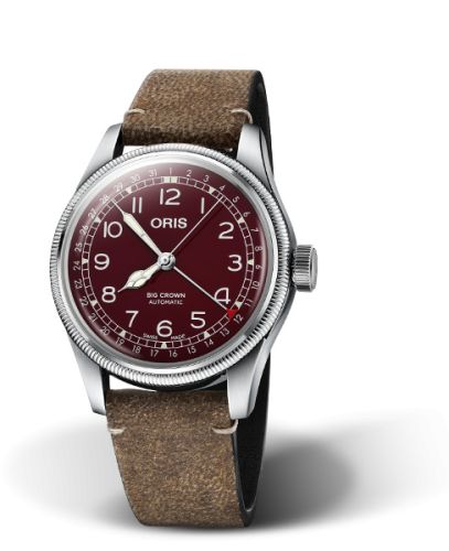 Oris Big Crown Pointer Date 40 Paslanmaz Çelik / Kırmızı, referans 01 754 7741 4068-07 5 20 50