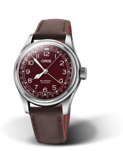 Oris Big Crown Pointer Date 40 Paslanmaz Çelik / Kırmızı, referans 01 754 7741 4068-07 5 20 64