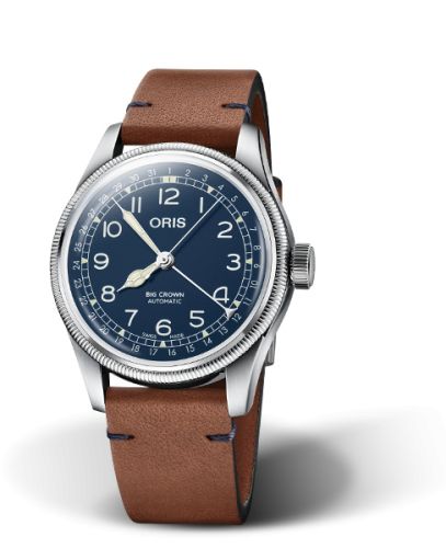 Oris Big Crown Pointer Date 40 Paslanmaz Çelik / 100 Jahre Spinnler + Schweizer, referans 01 754 7741 4085-Set