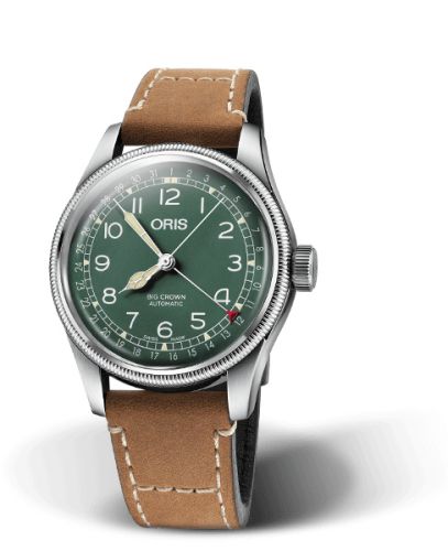 Oris Big Crown Pointer Date 40 Paslanmaz Çelik / D.26 286 HB-RAG, referans 01 754 7741 4087-Set LS