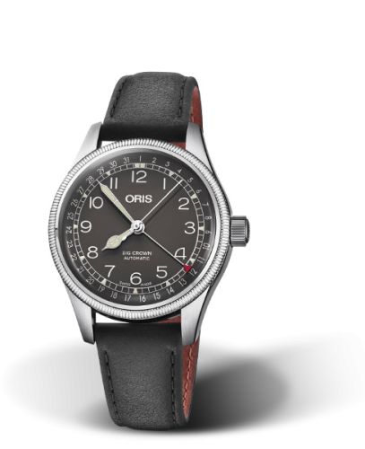 Oris Big Crown Pointer Date 36 Paslanmaz Çelik / Siyah, referans 01 754 7749 4064-07 5 17 65G
