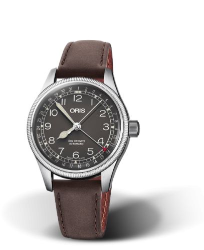 Oris Big Crown Pointer Date 36 Paslanmaz Çelik / Siyah, referans 01 754 7749 4064-07 5 17 67G