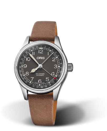 Oris Big Crown Pointer Date 36 Paslanmaz Çelik / Siyah, referans 01 754 7749 4064-07 5 17 68G