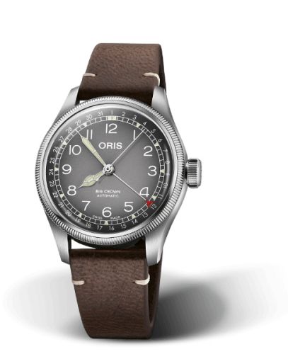 Oris Big Crown Pointer Date Cervo Volante / Gri 38mm, referans 01 754 7779 4063-Set