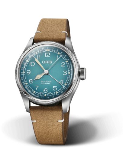 Oris Big Crown Pointer Date Cervo Volante / Mavi 38mm, referans 01 754 7779 4065-Set
