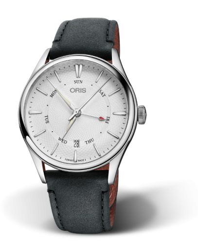 Oris Artelier Pointer Day Date 40 Paslanmaz Çelik / Gümüş, referans 01 755 7742 4051-07 5 21 34FC