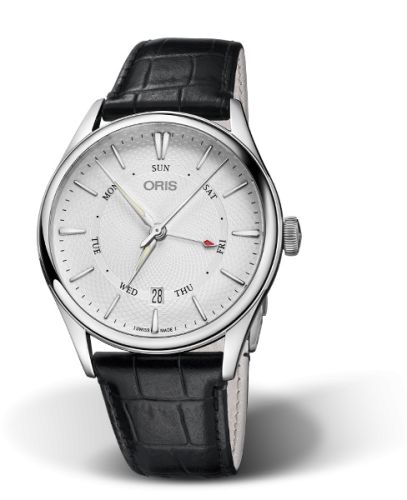 Oris Artelier Pointer Day Date 40 Paslanmaz Çelik / Gümüş, referans 01 755 7742 4051-07 5 21 64FC