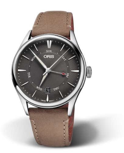 Oris Artelier Pointer Day Date 40 Paslanmaz Çelik / Gri, referans 01 755 7742 4053-07 5 21 32FC