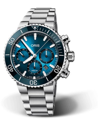 Oris Aquis Chronograph 45.5 Mavi Whale Limited Edition, referans 01 771 7743 4185