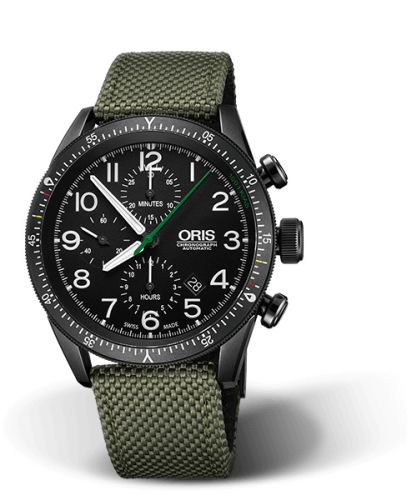 Oris Big Crown ProPilot Chronograph Paslanmaz Çelik / Gri / Bilezik 44mm, referans 01 774 7661 7734-Set TS