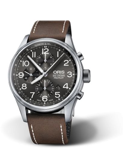 Oris Big Crown ProPilot Chronograph Paslanmaz Çelik / Gri 44mm, referans 01 774 7699 4063-07 5 22 05FC
