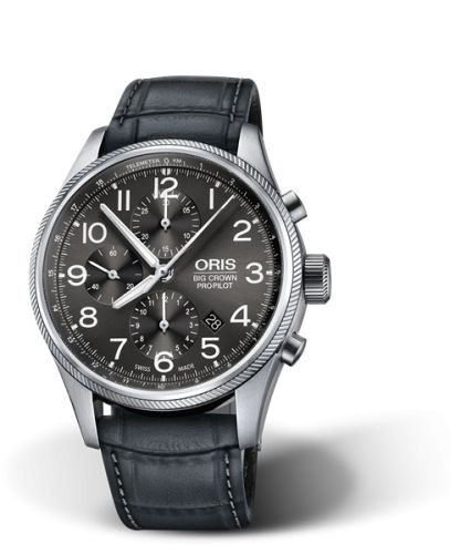 Oris Big Crown ProPilot Chronograph Paslanmaz Çelik / Gri 44mm, referans 01 774 7699 4063-07 5 22 06FC