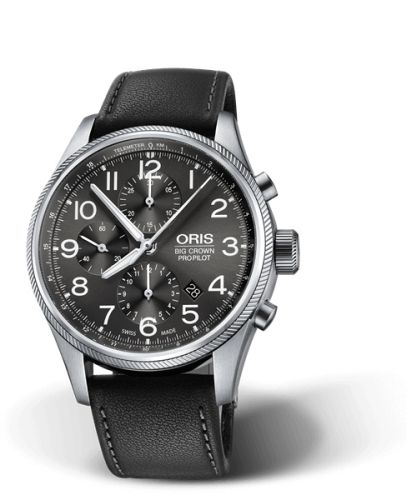 Oris Big Crown ProPilot Chronograph Paslanmaz Çelik / Gri 44mm, referans 01 774 7699 4063-07 5 22 19FC