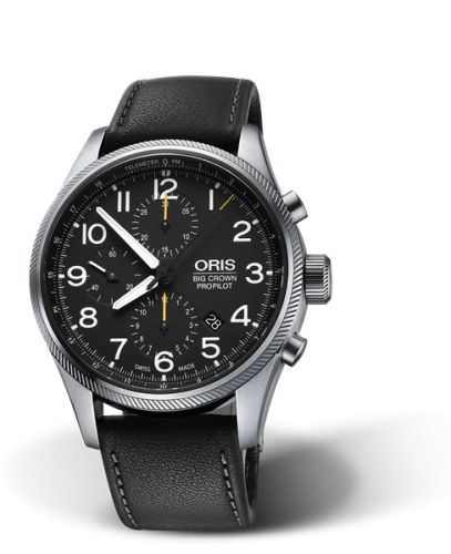 Oris Big Crown ProPilot Chronograph Paslanmaz Çelik / Siyah 44mm, referans 01 774 7699 4134-07 5 22 19FC