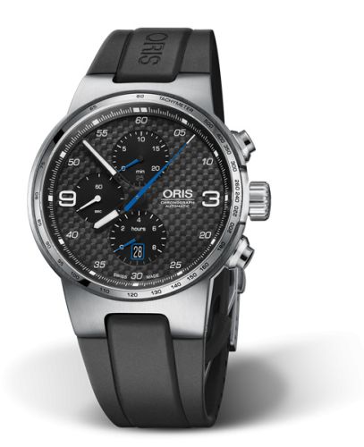 Oris Williams Chronograph Stainless Steel / Carbon / Rubber, reference 01 774 7717 4164-07 4 24 50FC