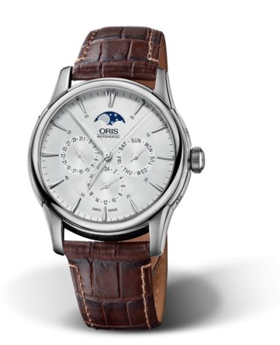 Oris Artelier Complication 40.5 Paslanmaz Çelik / Gümüş, referans 01 781 7703 4051-07 5 21 70FC