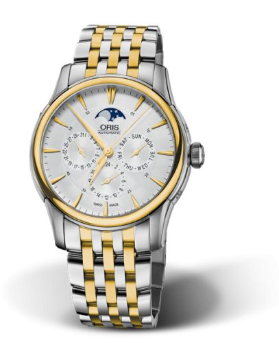 Oris Artelier Complication 40.5 Paslanmaz Çelik - Sarı Altın / Gümüş / Bilezik, referans 01 781 7703 4351-07 8 21 78