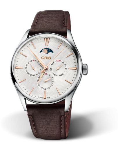 Oris Artelier Complication 40 Paslanmaz Çelik / Gümüş, referans 01 781 7729 4031-07 5 21 31FC