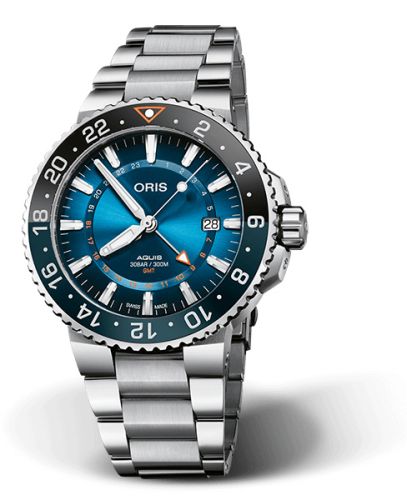 Oris Aquis GMT 43.5 Carysfort Reef Limited Edition / Bilezik, referans 01 798 7754 4185-Set MB