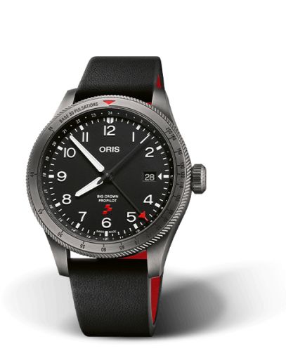Oris Big Crown ProPilot GMT Rega Fleet Bombardier Challenger 650 - HB-JWB 41.5mm, referans 01 798 7773 4284 HB-JWB-Set