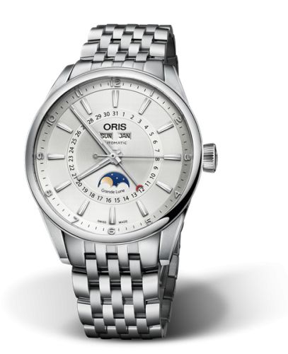 Oris Artix Complication Paslanmaz Çelik / Gümüş / Bilezik 42mm, referans 01 915 7643 4031-07 8 21 80