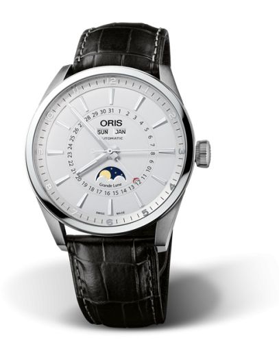 Oris Artix Complication Paslanmaz Çelik / Gümüş 42mm, referans 01 915 7643 4051-07 5 21 81FC