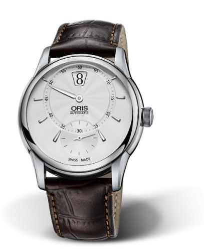 Oris Artelier Jumping Hour Paslanmaz Çelik / Gümüş 40.5mm, referans 01 917 7702 4051-07 5 21 70FC