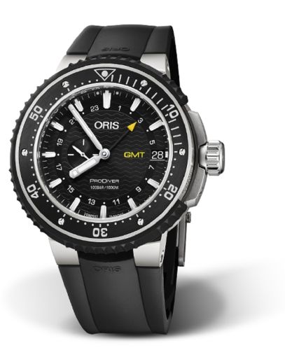 Oris ProDiver GMT Titanyum / Siyah / Kauçuk 49mm, referans 01 748 7748 7154-07 4 26 74TEB