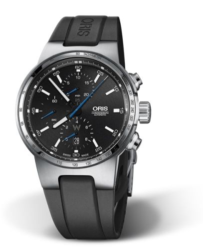 Oris Williams Chronograph Stainless Steel / Black / Rubber, reference 01 774 7717 4154-07 4 24 50FC