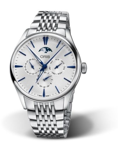Oris Artelier Complication Paslanmaz Çelik / Gümüş / Bilezik, referans 01 781 7729 4051-07 8 21 79
