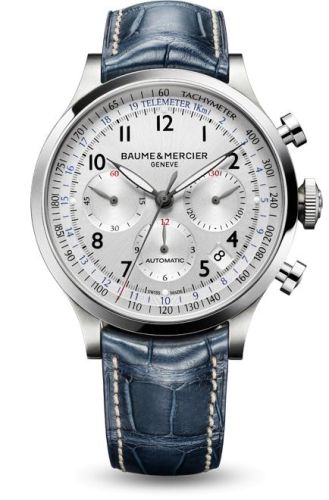 Capeland Chronograph 44 Gümüş / Alligator