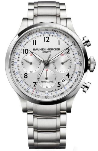 Baume &amp; Mercier Capeland Chronograph 44 Gümüş / Bilezik, referans 10064