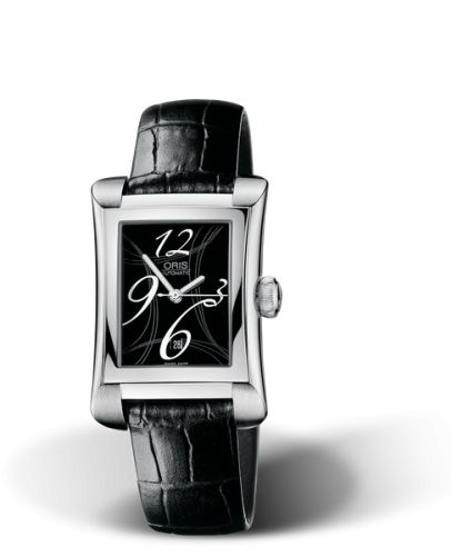 Rectangular Date 25.9 Paslanmaz Çelik / Siyah