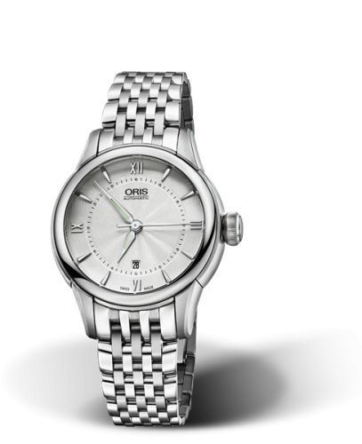 Oris Artelier Date 31 Stainless Steel / Silver / Bracelet, reference 01 561 7687 4071-07 8 14 77