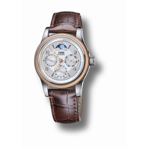 Big Crown Complication Paslanmaz Çelik - Pembe Altın / Gümüş 38 mm