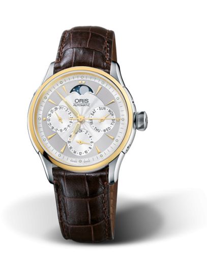 Oris Artelier Complication 35 Stainless Steel - Yellow Gold / Silver, reference 01 581 7606 4351-07 5 18 70FC