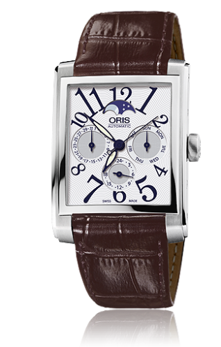 Rectangular Complication Paslanmaz Çelik / Gümüş - Arabic