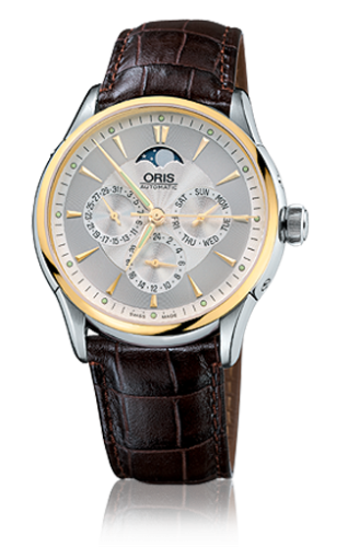 Oris Artelier Complication 40 Stainless Steel - Yellow Gold / Silver, reference 01 582 7592 4351-07 5 21 70FC