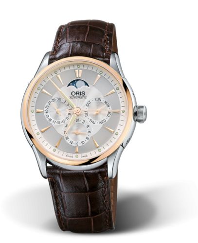 Oris Artelier Complication 40 Stainless Steel - Rose Gold / Silver, reference 01 582 7592 6351-07 5 21 70FC