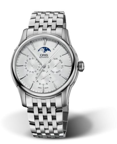 Oris Artelier Complication 40.5 Stainless Steel / Silver / Bracelet, reference 01 582 7689 4051-07 8 21 77