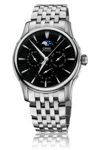 Oris Artelier Complication 40.5 Stainless Steel / Black / Bracelet, reference 01 582 7689 4054-07 8 21 77