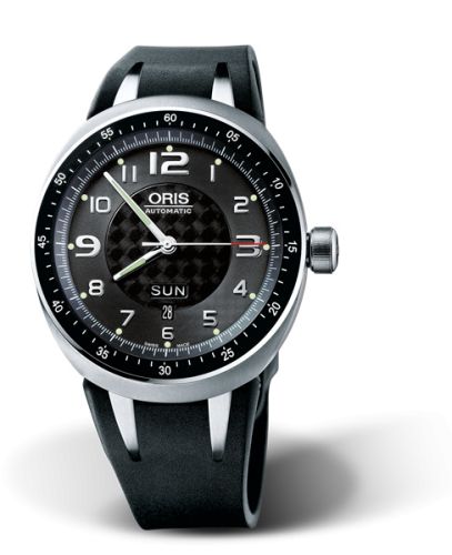 Oris TT3 Day Date Titanyum / Siyah / Kauçuk, referans 01 635 7589 7064-07 4 28 02T