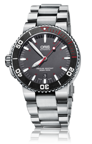 Oris Aquis Kırmızı Limited Edition, referans 733 7653 4183-Set MB