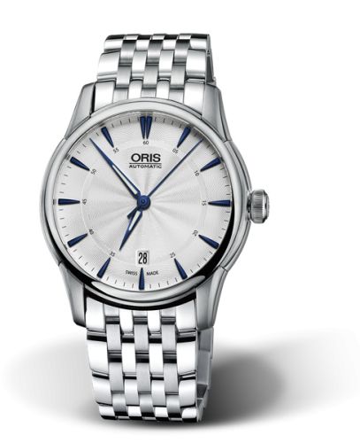 Oris Artelier Date 40 Stainless Steel / Silver / Bracelet, reference 01 733 7670 4031-07 8 21 77